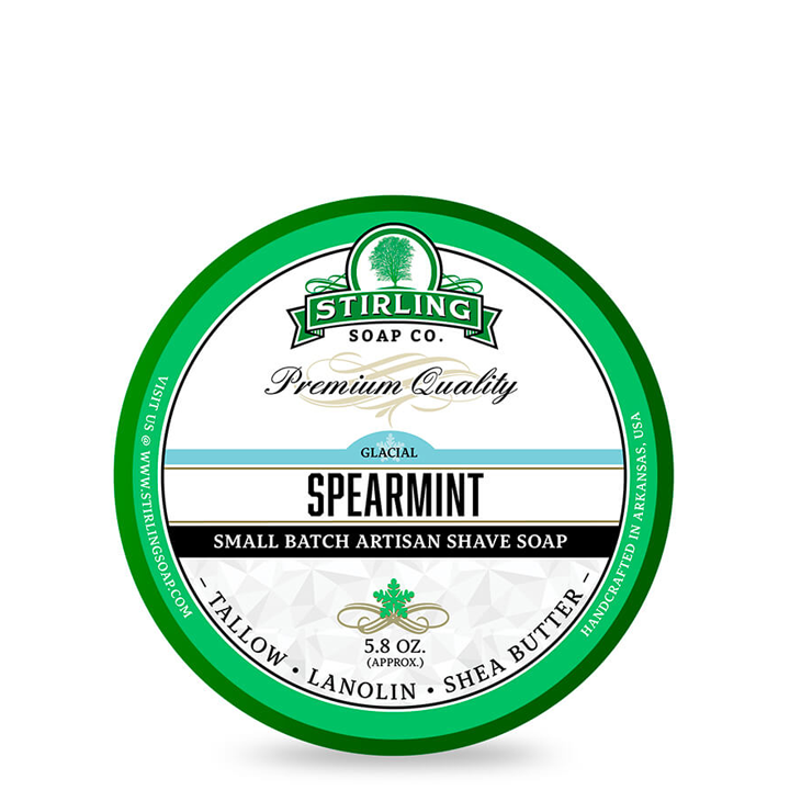 Stirling Soap Company Shaving Soap - Glacial Spearmint