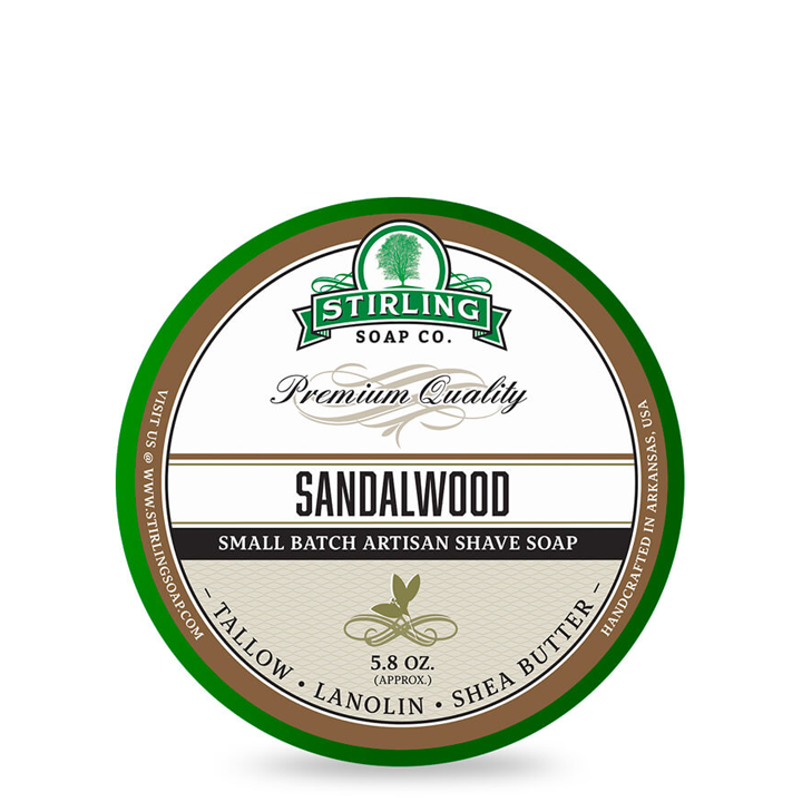 Stirling Soap Company Shaving Soap - Sandalwood