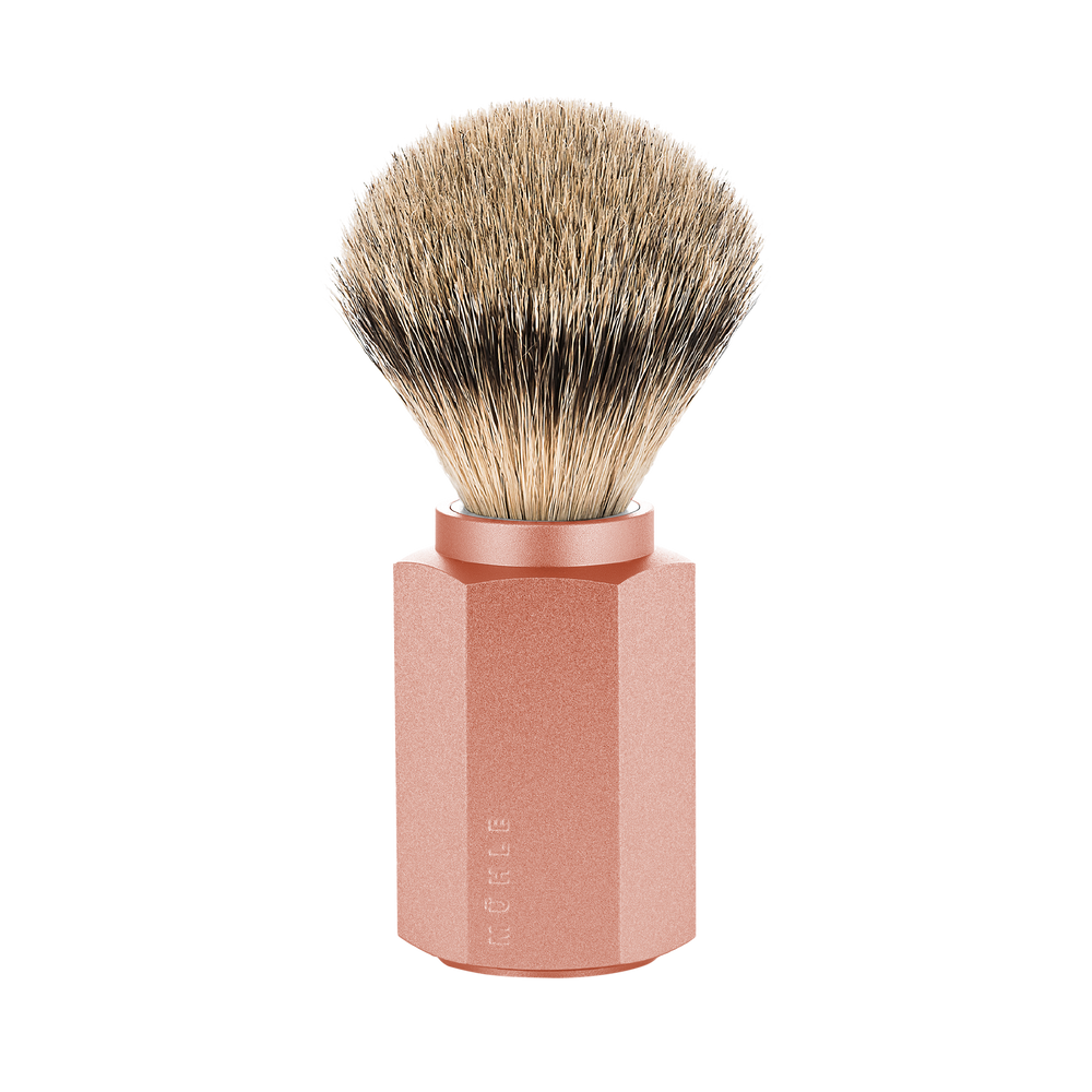 Mühle Pędzel do golenia Hexagon Silvertip Badger Sunrise