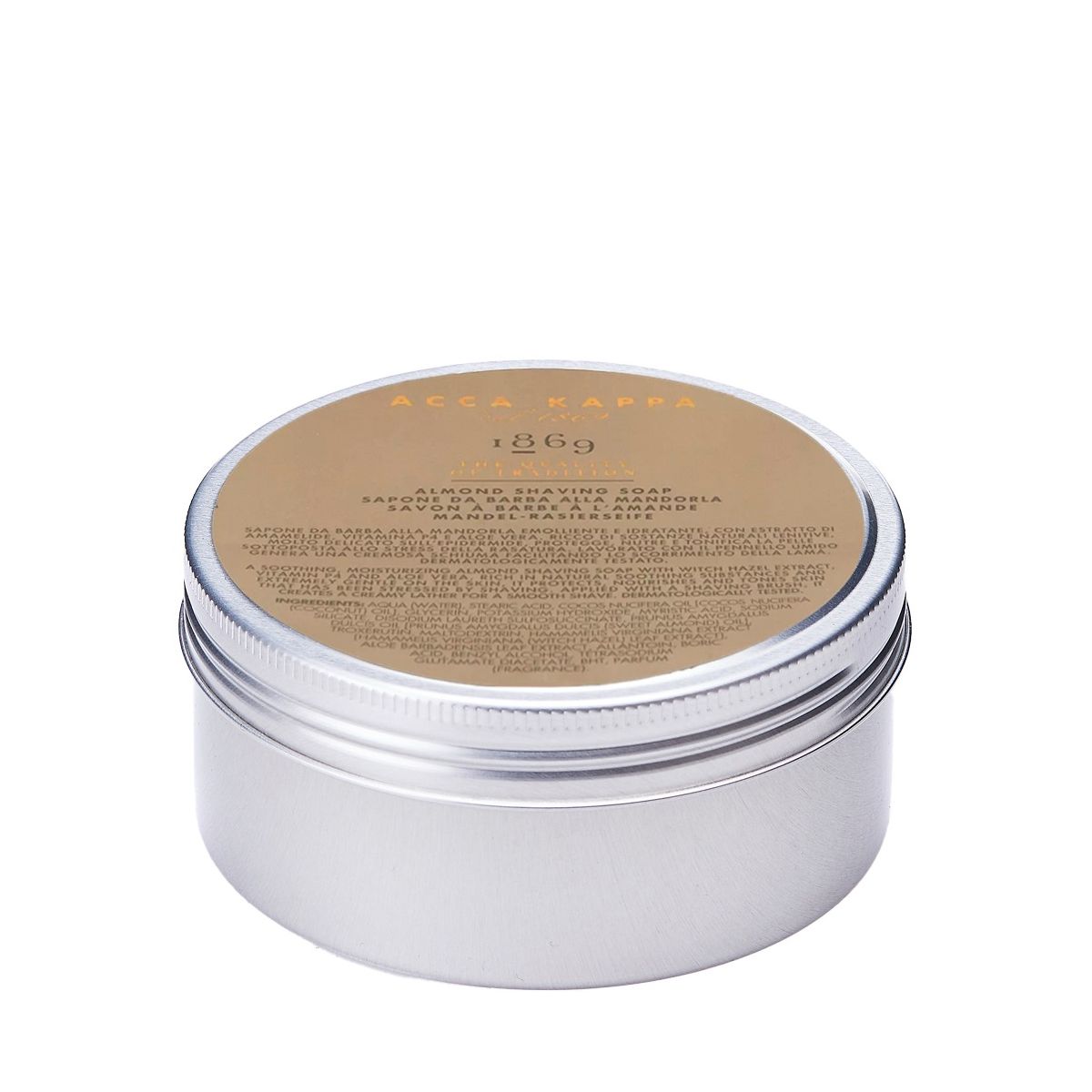 Acca Kappa Shaving Soap – 1869 Almond