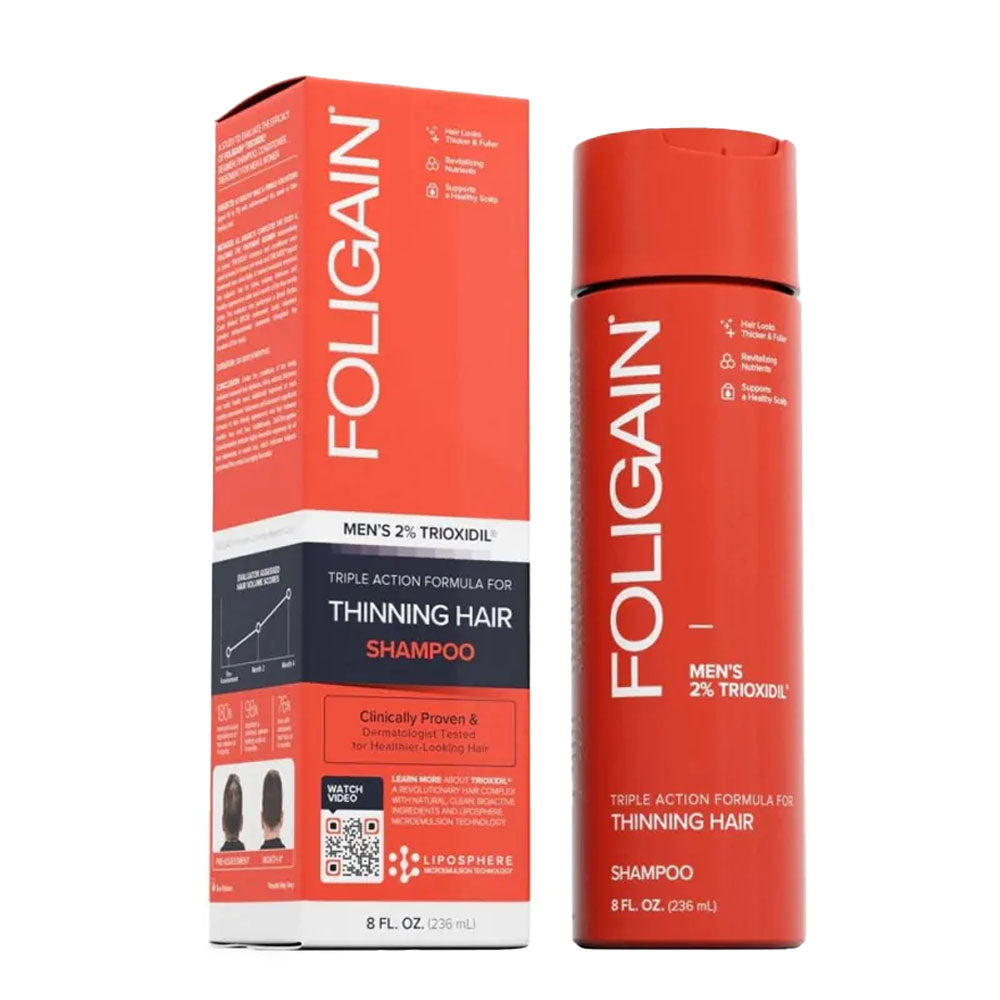 Foligain Szampon potrójnego działania na przerzedzające się włosy (2% Trioxidil)