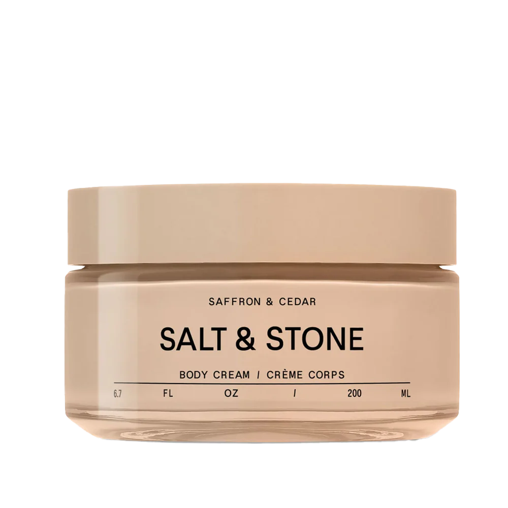 Salt & Stone Krem do ciała - Szafran i Cedr
