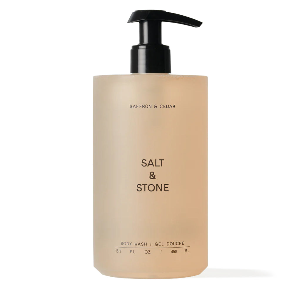 Salt & Stone Żel pod prysznic – Szafran i cedr
