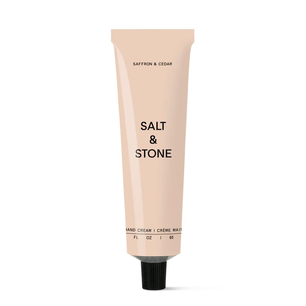 Salt & Stone Krem do rąk – Szafran i cedr