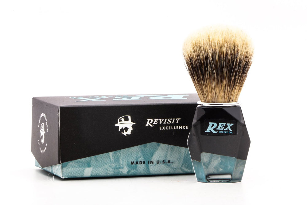 Rex Supply Co. Pędzel do golenia Deco – Syntetyczny