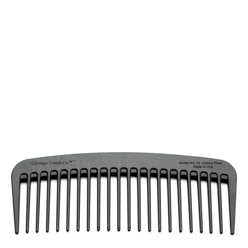Chicago Comb Co. Grzebień do włosów Model No. 10 – Carbon Fiber