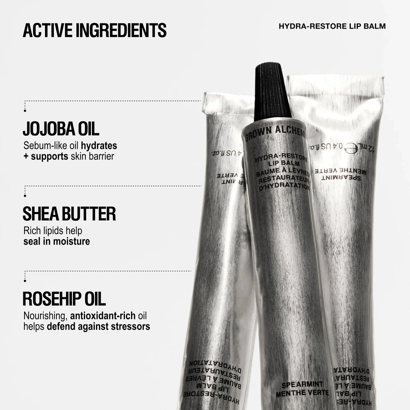 Hydra-Restore Lip Balm Spearmint ingredienten