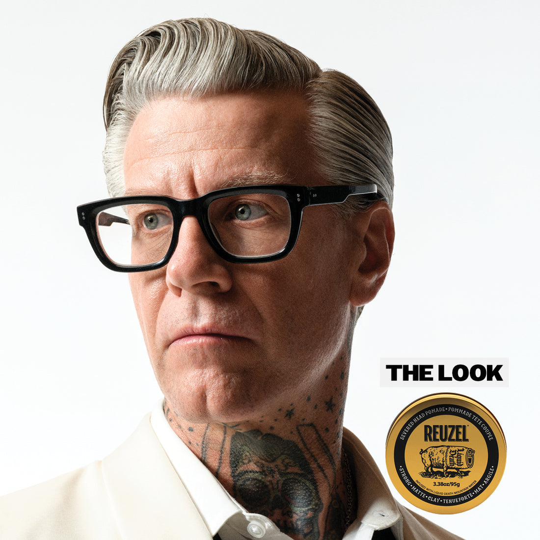 Reuzel Pomade Liquid Death x Reuzel – Severed Head Clay Pomade