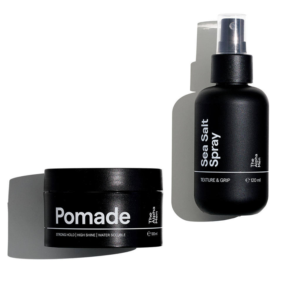 The Alpha Men Pomada + Spray solny Duo do stylizacji