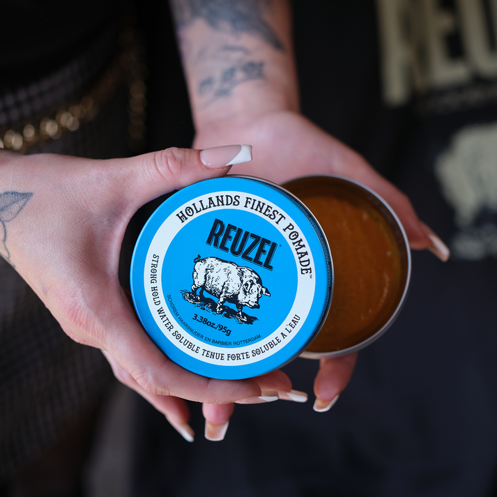 Blue Strong Hold Pomade