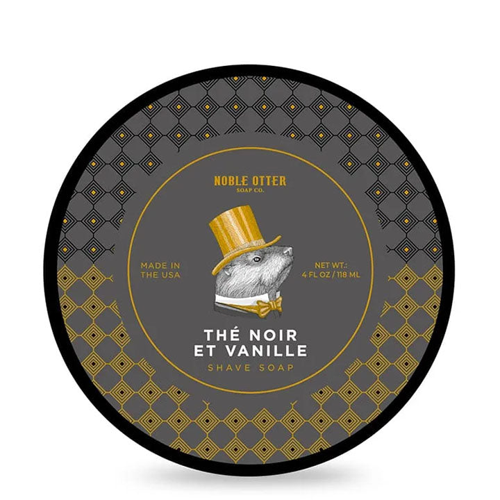 Noble Otter Mydło do golenia – Thé Noir et Vanille