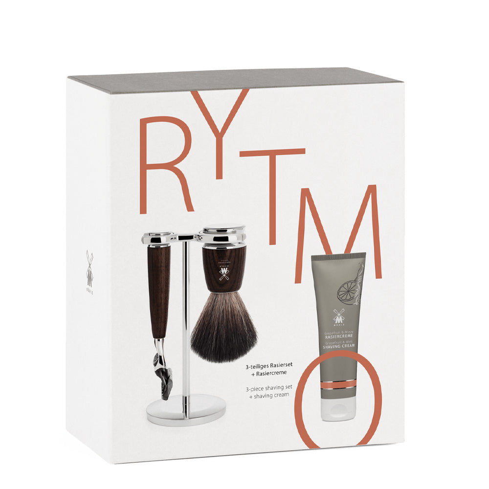 Mühle Zestaw do golenia + Krem do golenia Grapefruit & Mint