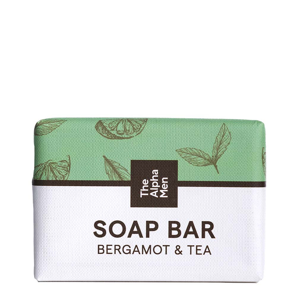 The Alpha Men Soap Bar – Bergamot & Tea