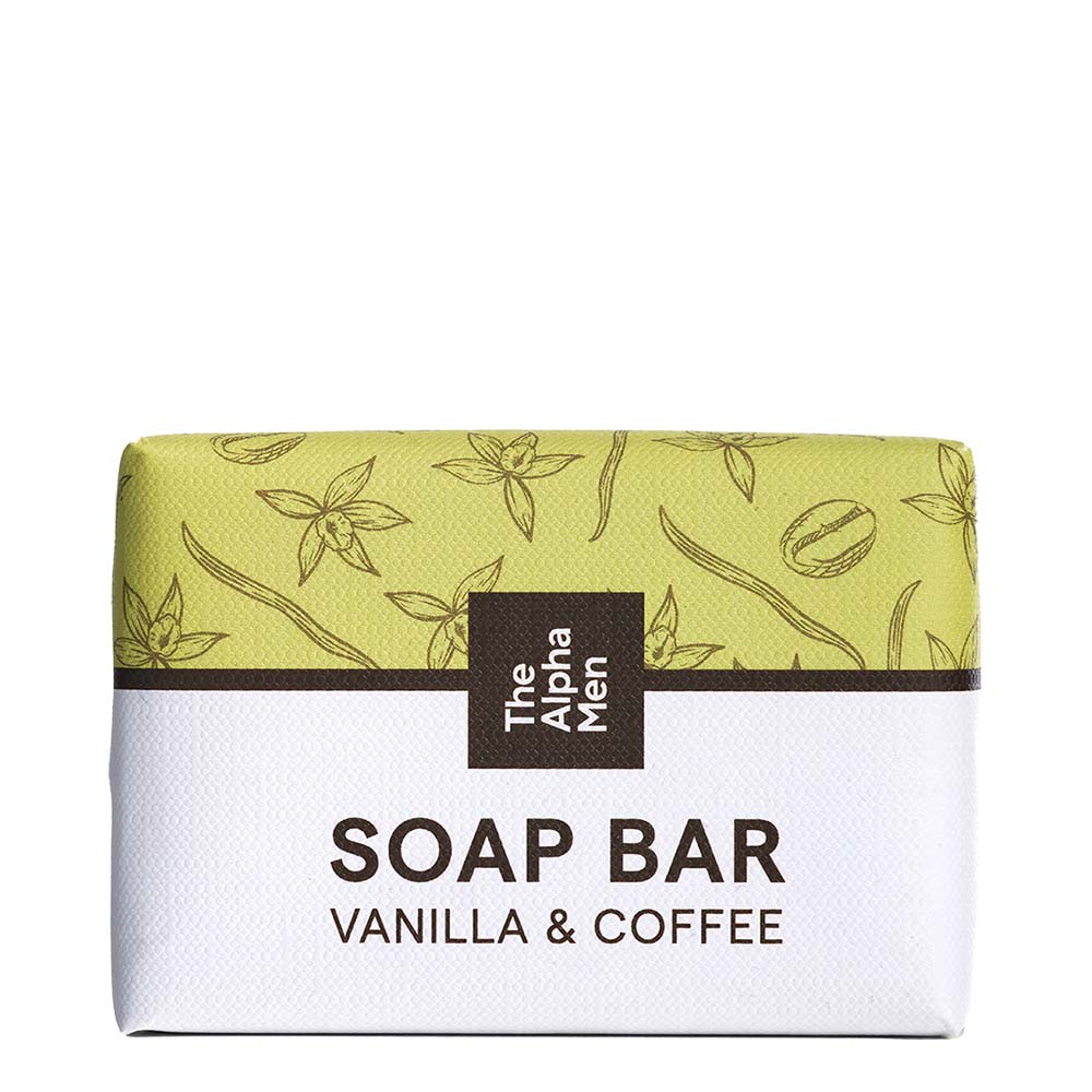 The Alpha Men Soap Bar – Vanilla & Coffee