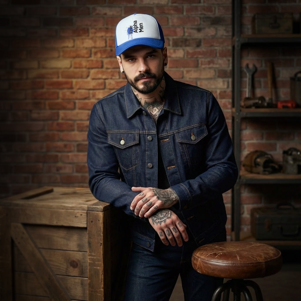 TAM Truckers Hat blauw man