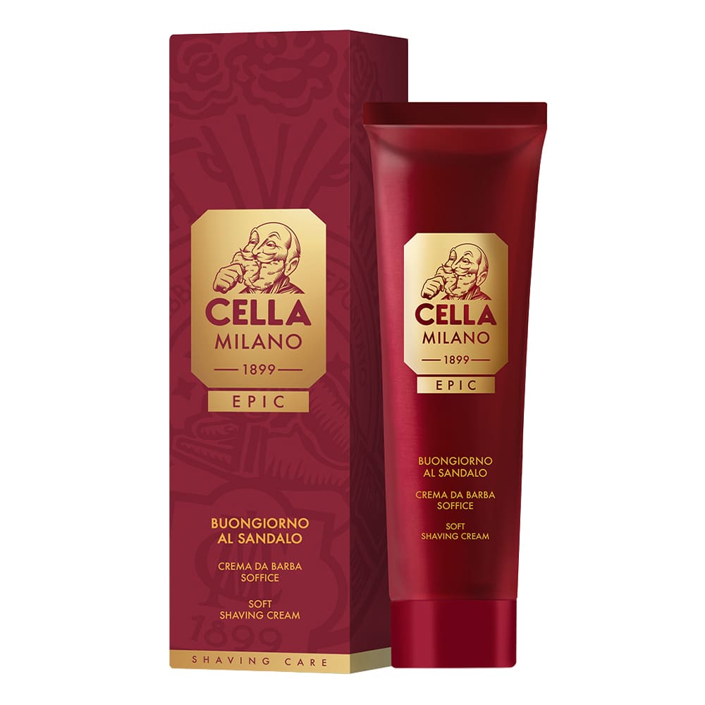 Cella Milano Epic Krem do golenia – Buongiorno al Sandalo