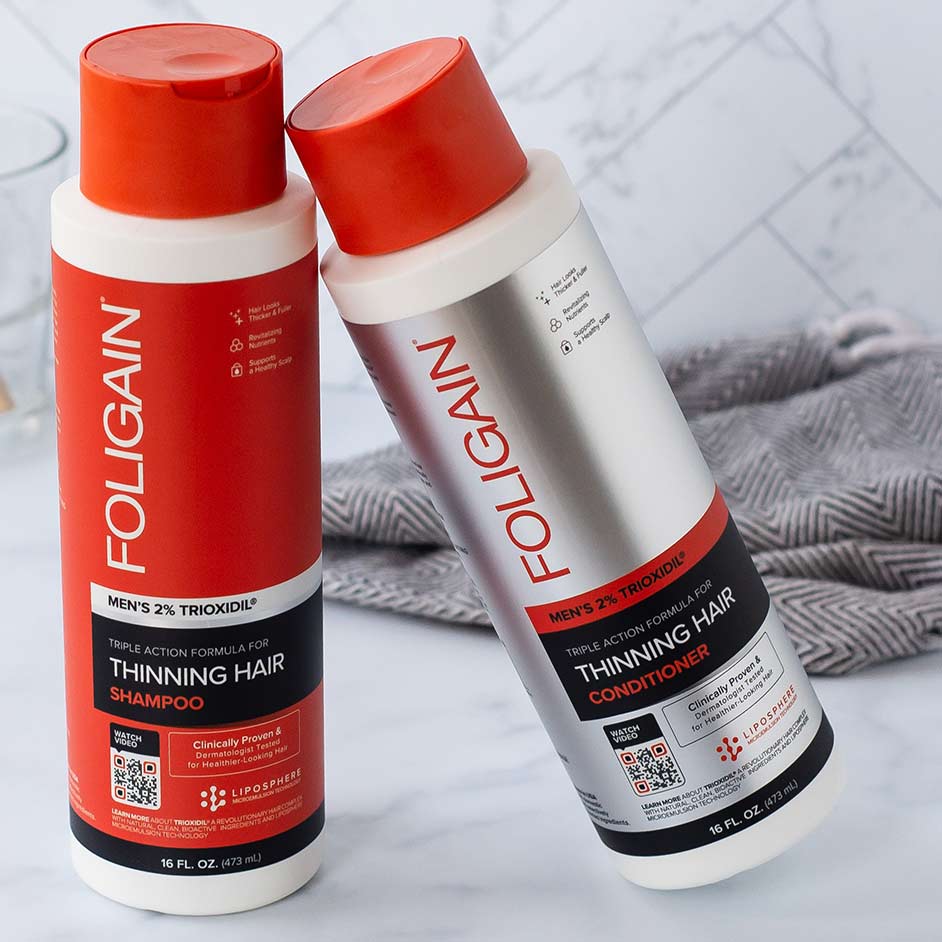 Foligain Triple Action Shampoo for Thinning Hair (2% Trioxidil)