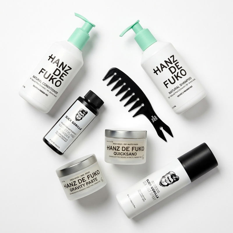 The Alpha Men Textured Fringe Signature Kit