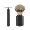 Zestaw do golenia Hexagon - Graphite - Saf.Razor - Dashaar