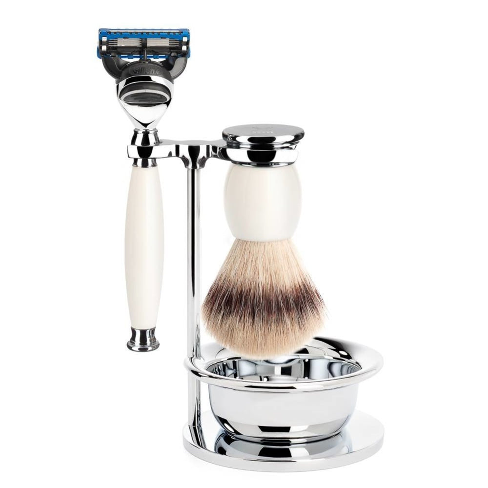 Mühle Zestaw do golenia Sophist 4-częściowy – Porcelain