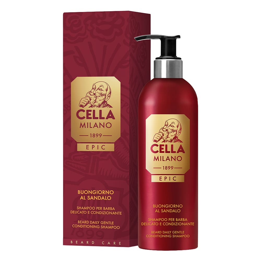 Cella Milano Epic Szampon do brody – Buongiorno al Sandalo