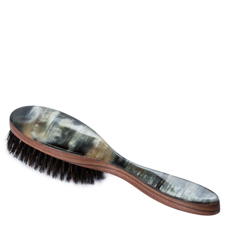 Mariella Martinato Genuine Horn Large Oval Hair Brush