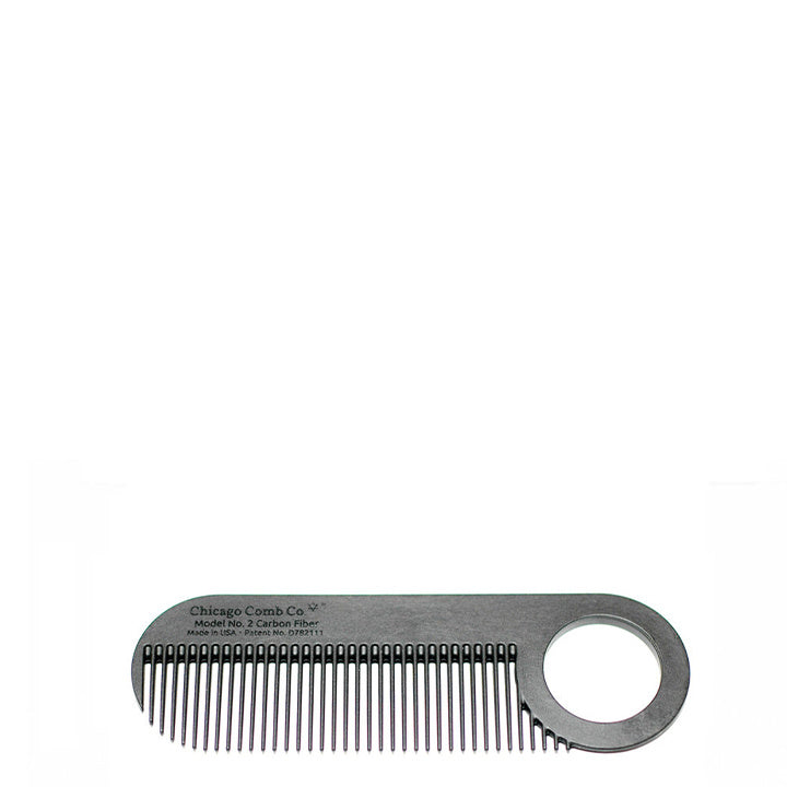 Chicago Comb Co. Beard Comb Model No. 2 – Carbon