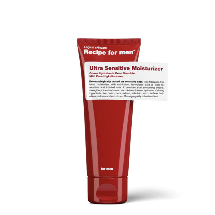 Recipe for Men Krem nawilżający Ultra Sensitive