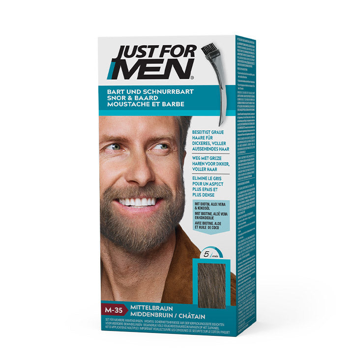 Just for Men Wąsy i broda – Średni brąz M-35