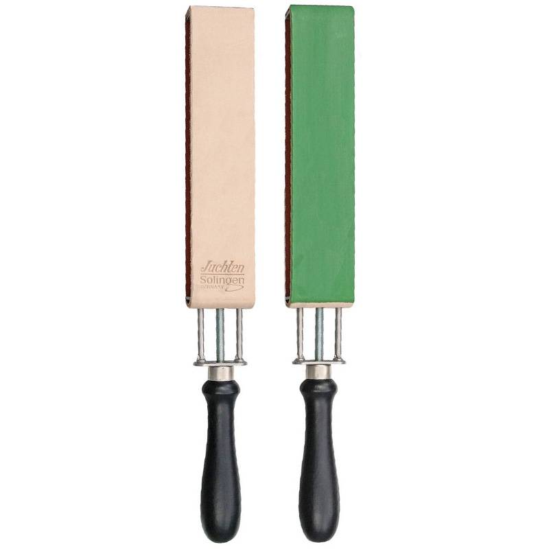 Herold of Solingen Tension Paddle Strop 56J Green – Dwustronna – Skóra juchtenowa