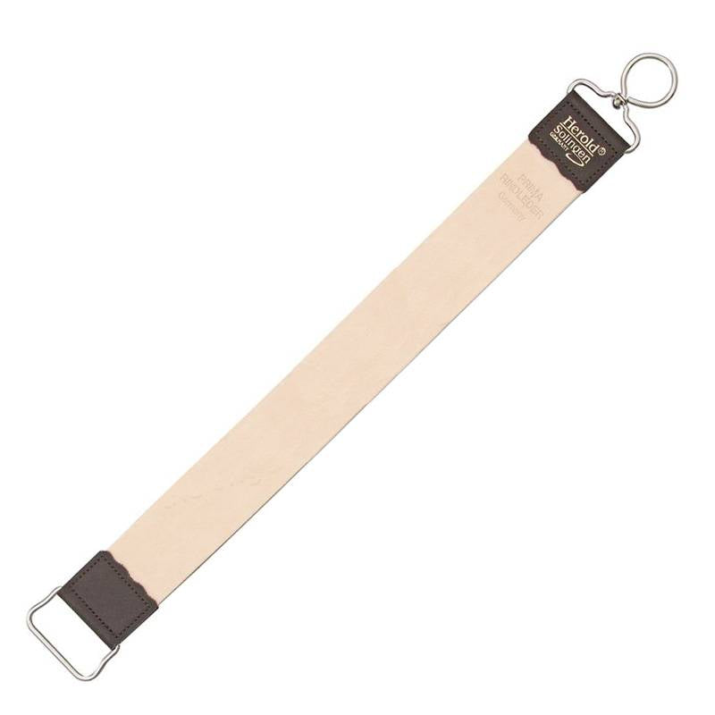 Herold of Solingen Hanging Razor Strop 189J – Double Sided – Juchten Leather/Linen