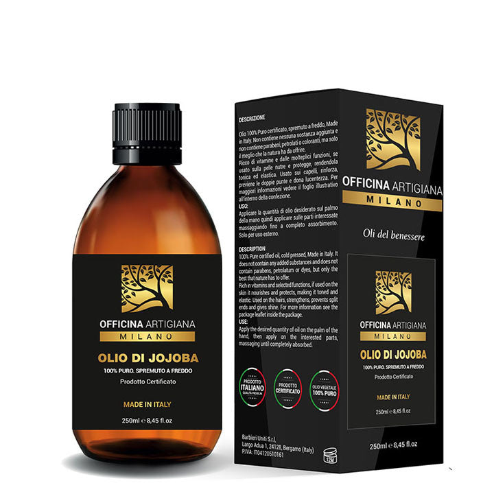 Officina Artigiana Milano 100% Czysty Certyfikowany Olejek Jojoba