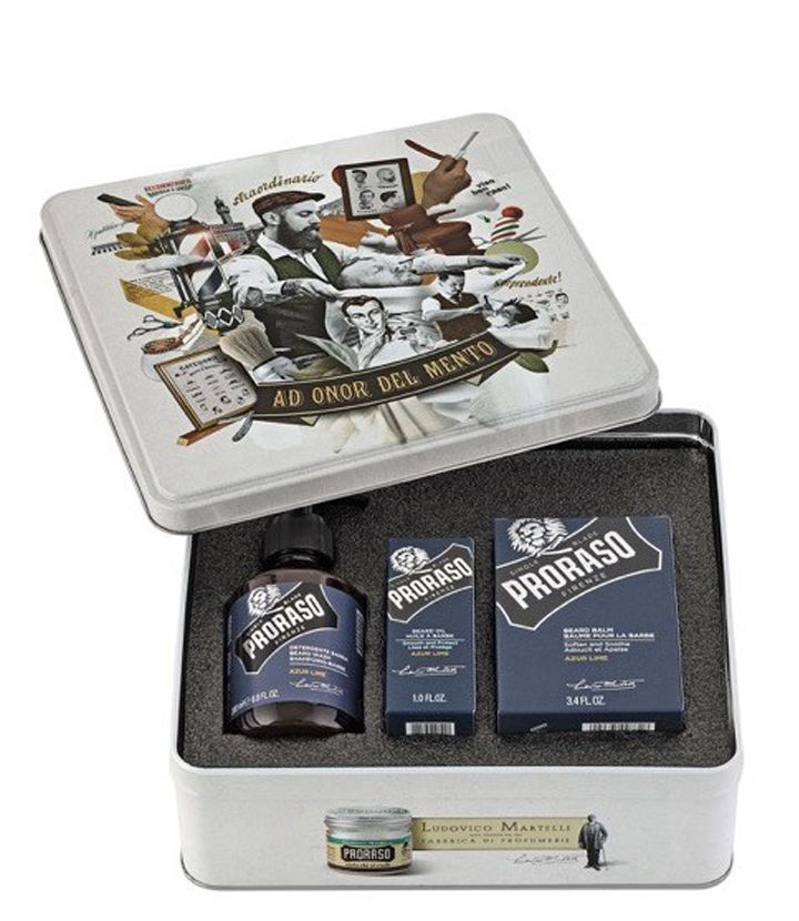 Proraso Zestaw do pielęgnacji brody – Azur Lime