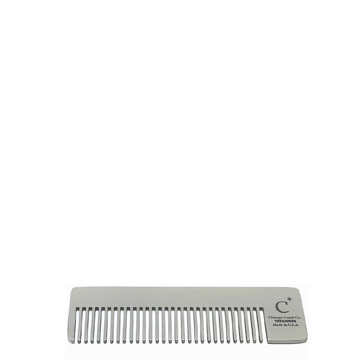Chicago Comb Co. Grzebień do włosów Model No. 4 – Titanium