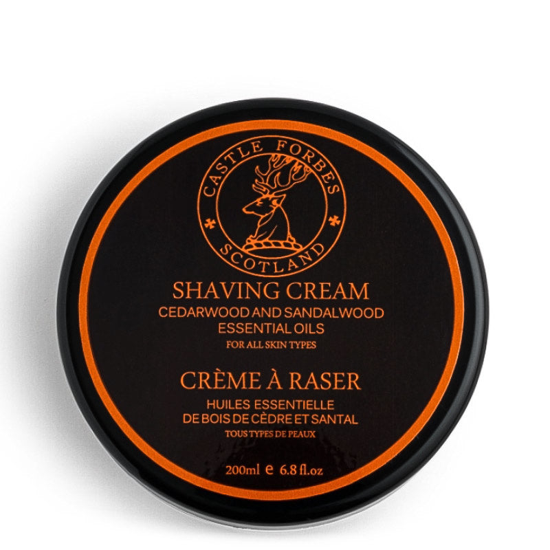 Castle Forbes Shaving Cream – Cedar & Sandalwood
