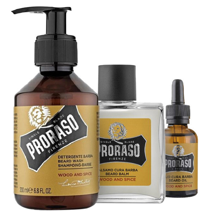 Proraso Zestaw do pielęgnacji brody – Drewno i przyprawy