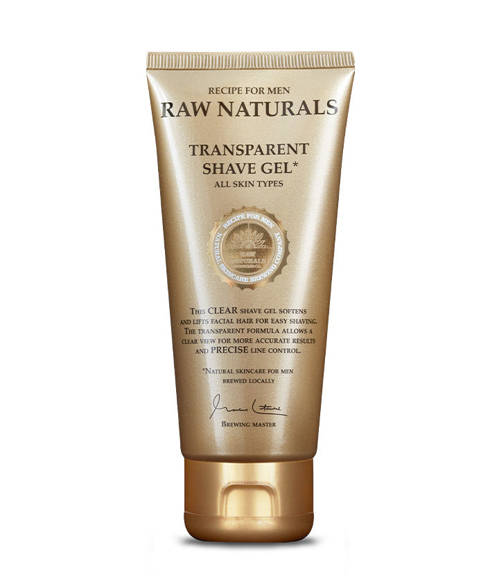 RAW Naturals Przezroczysty żel do golenia