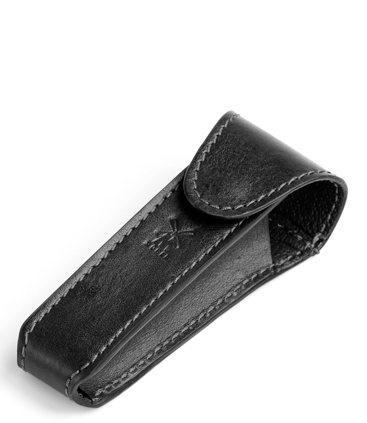 Mühle Etui na maszynkę na żyletki – Czarna skóra
