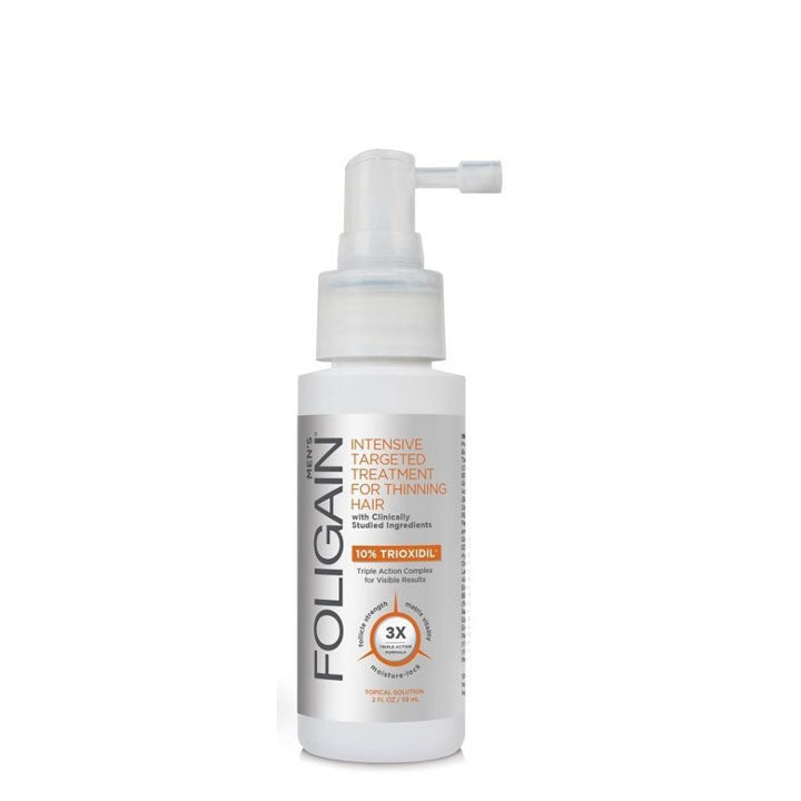 Foligain Potrójne działanie – kompletna formuła na przerzedzające się włosy (10% Trioxidil)